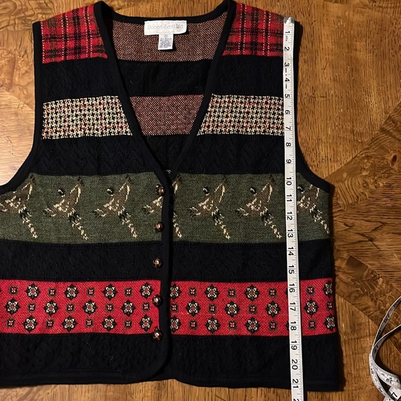 Vintage Robert Scott size Medium buttoned Sweater Vest - Picture 8 of 8
